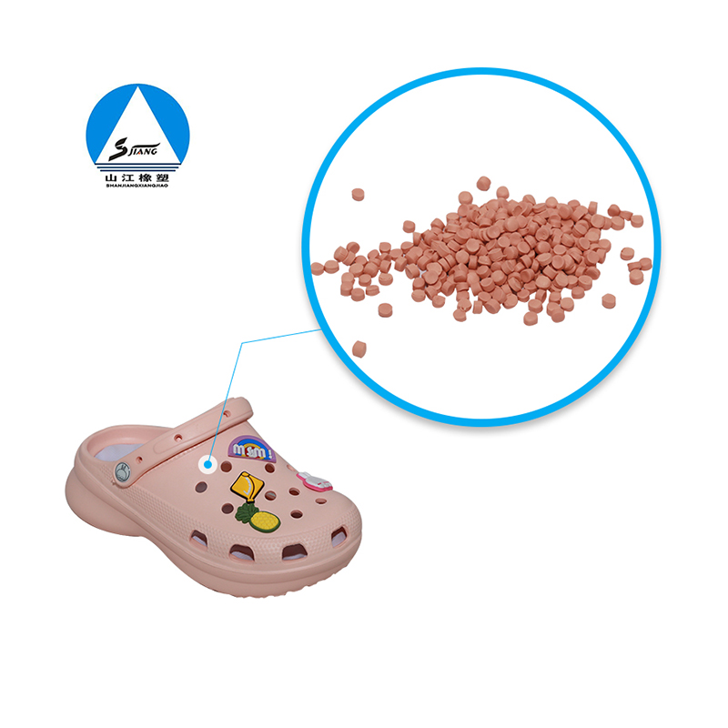 EVA slipper rubber particles