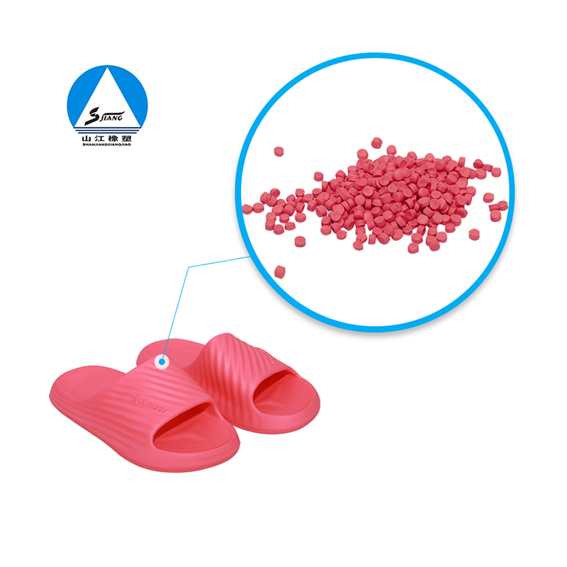 EVA slipper rubber particles