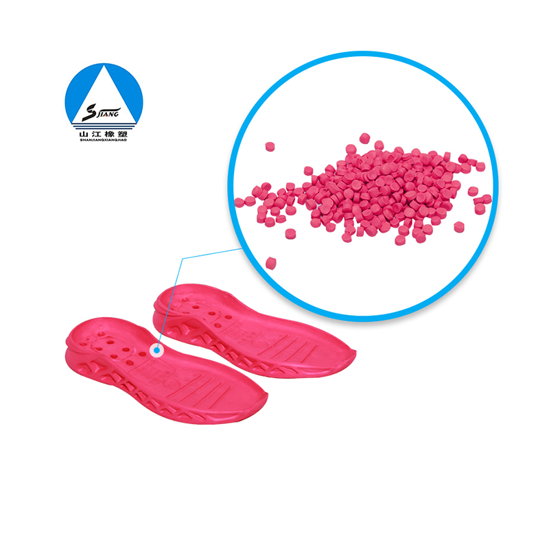 EVA slipper rubber particles