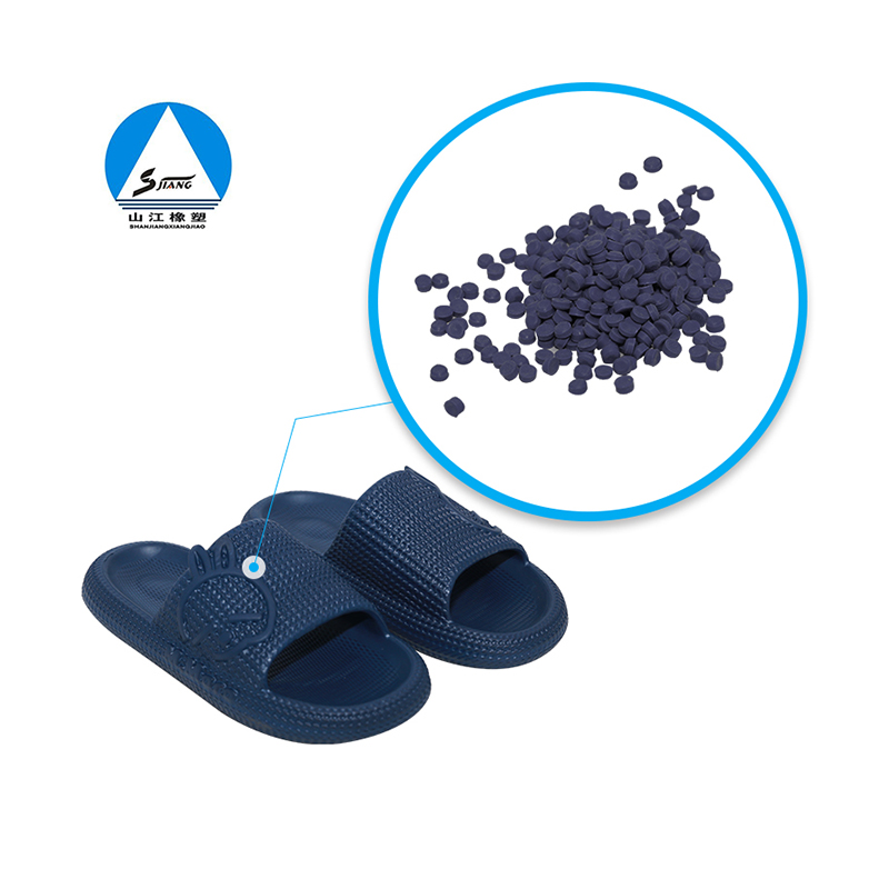 EVA slipper rubber particles