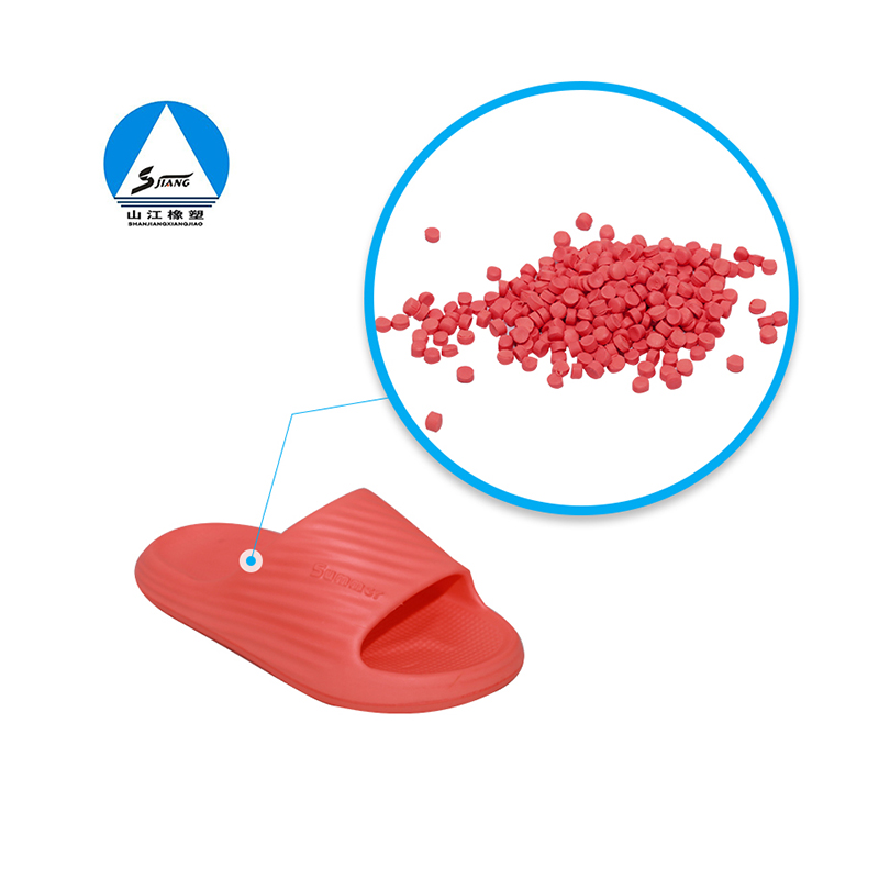 EVA slipper rubber particles