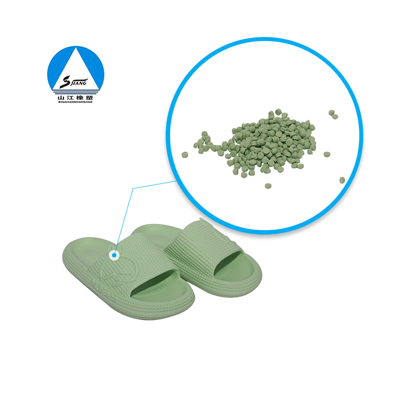 EVA slipper rubber particles