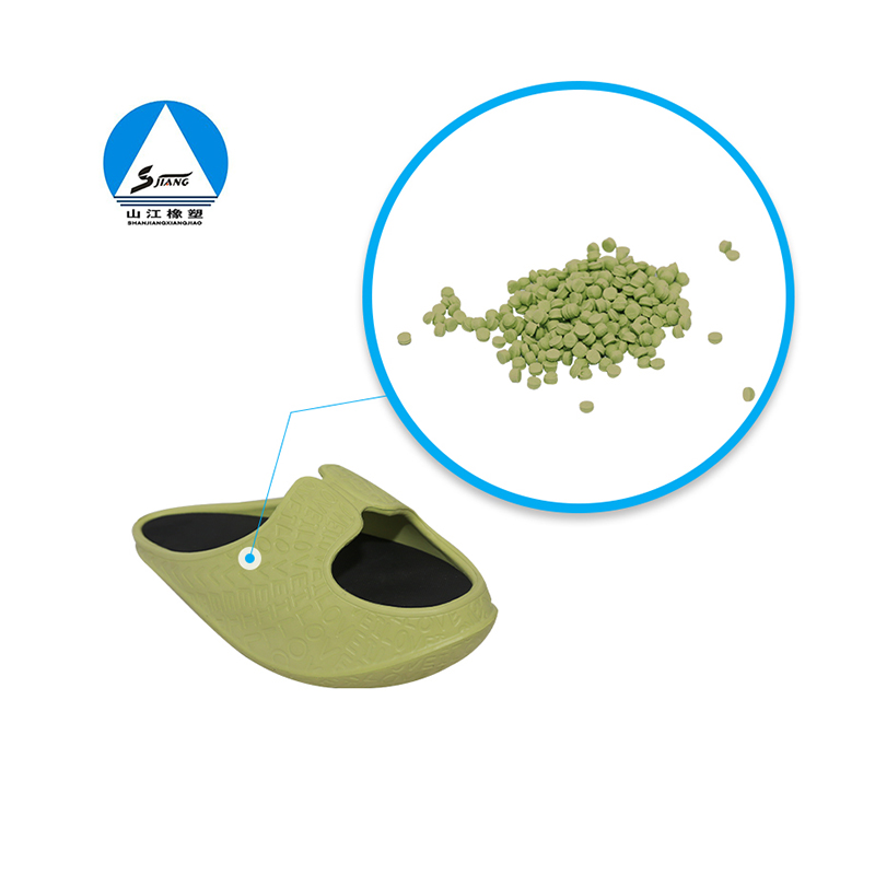 EVA slipper rubber particles