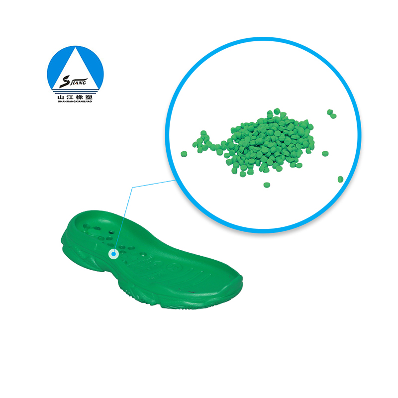 EVA slipper rubber particles