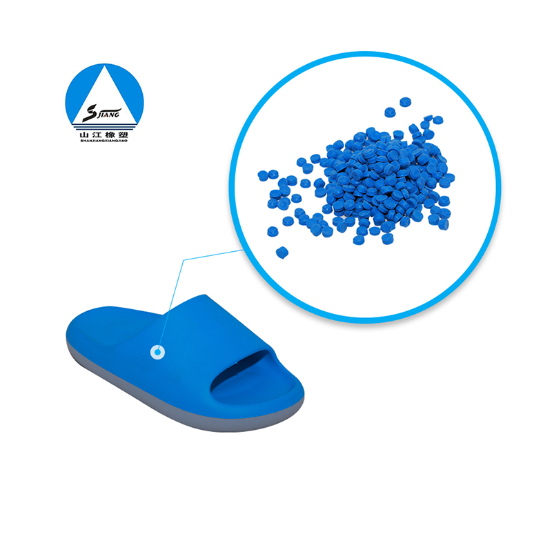 EVA slipper rubber particles