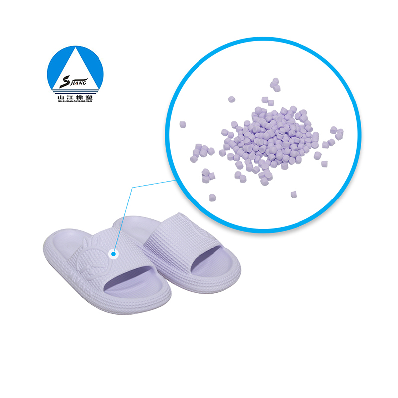 EVA slipper rubber particles