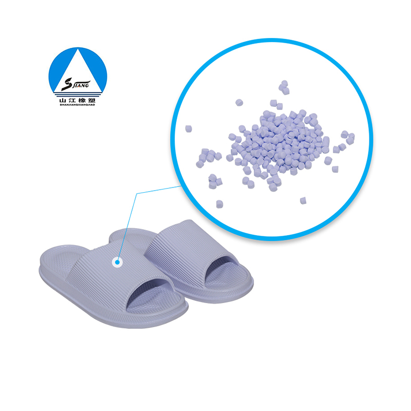 EVA slipper rubber particles