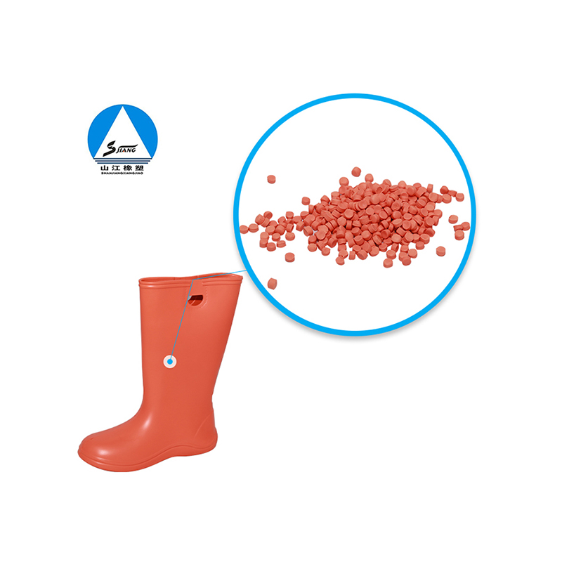 EVA rain boots rubber particles