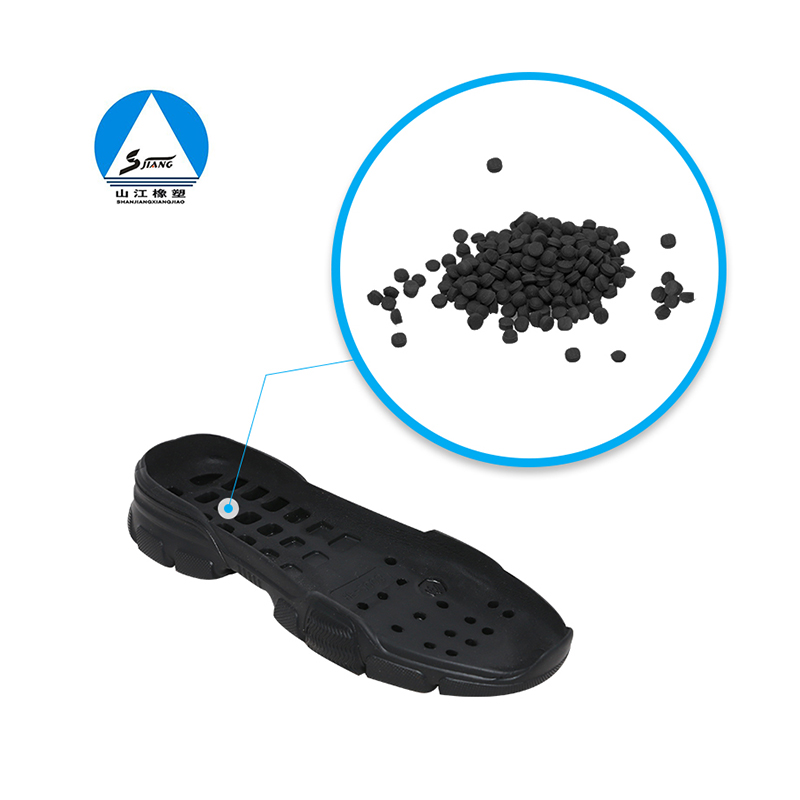 EVA rubber and plastic foam sole rubber particles