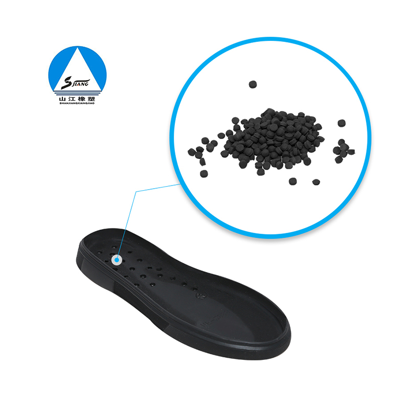 EVA rubber and plastic foam sole rubber particles