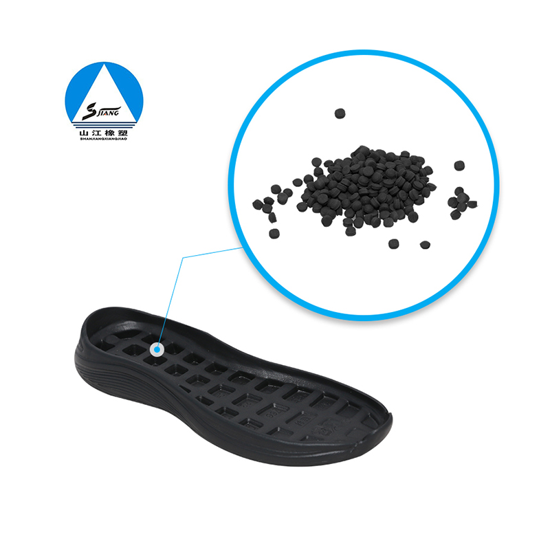 EVA rubber and plastic foam sole rubber particles