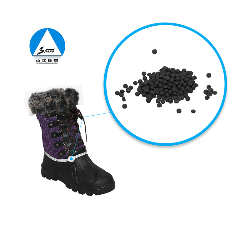 EVA rubber and plastic foam sole rubber particles