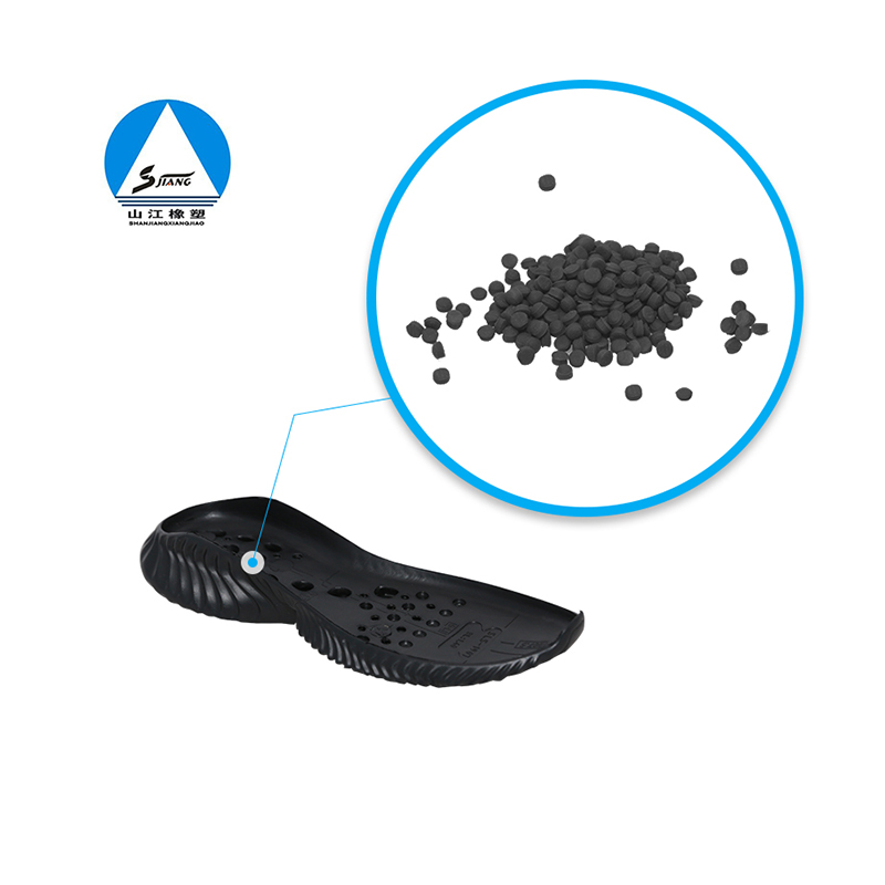 EVA rubber and plastic foam sole rubber particles