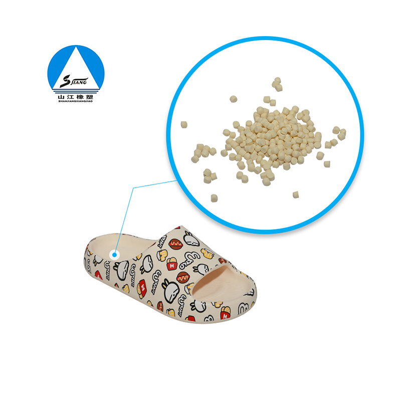 EVA slipper rubber particles