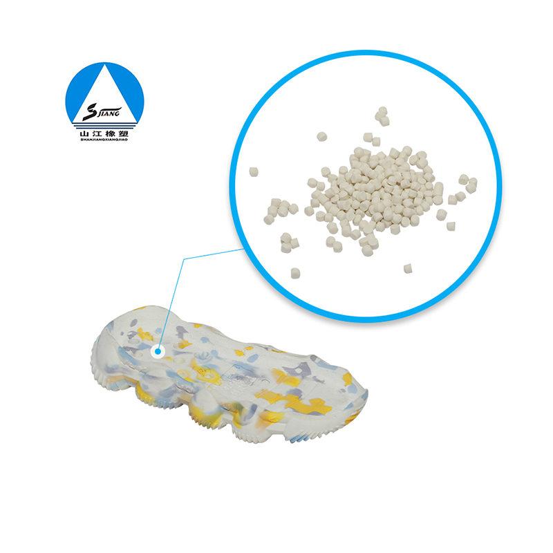 EVA rubber and plastic foam sole rubber particles