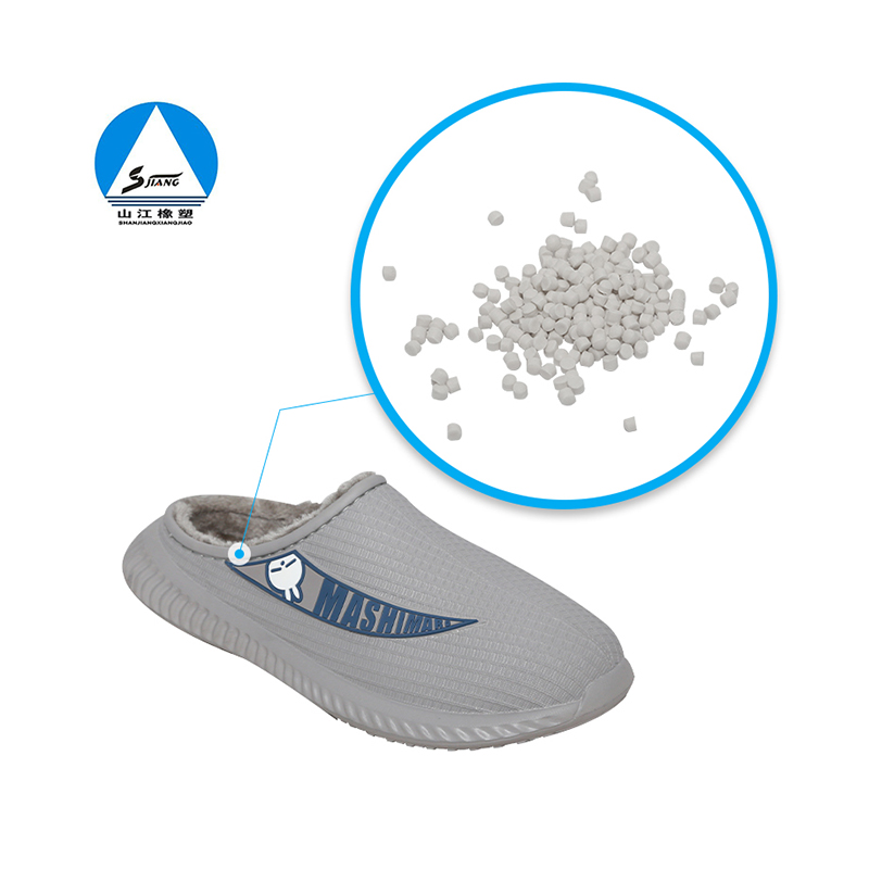 EVA slipper gum particles